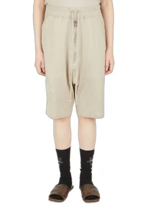 Rick Owens X Champion Logo Embroidered Shorts