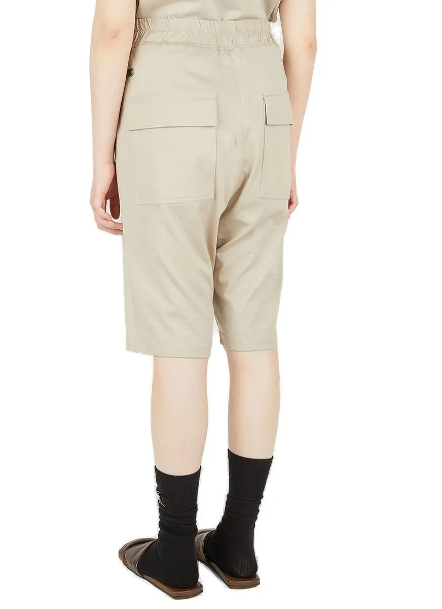Rick Owens X Champion Logo Embroidered Shorts