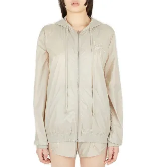 Rick Owens X Champion Logo Embroidered Zipped Jacket