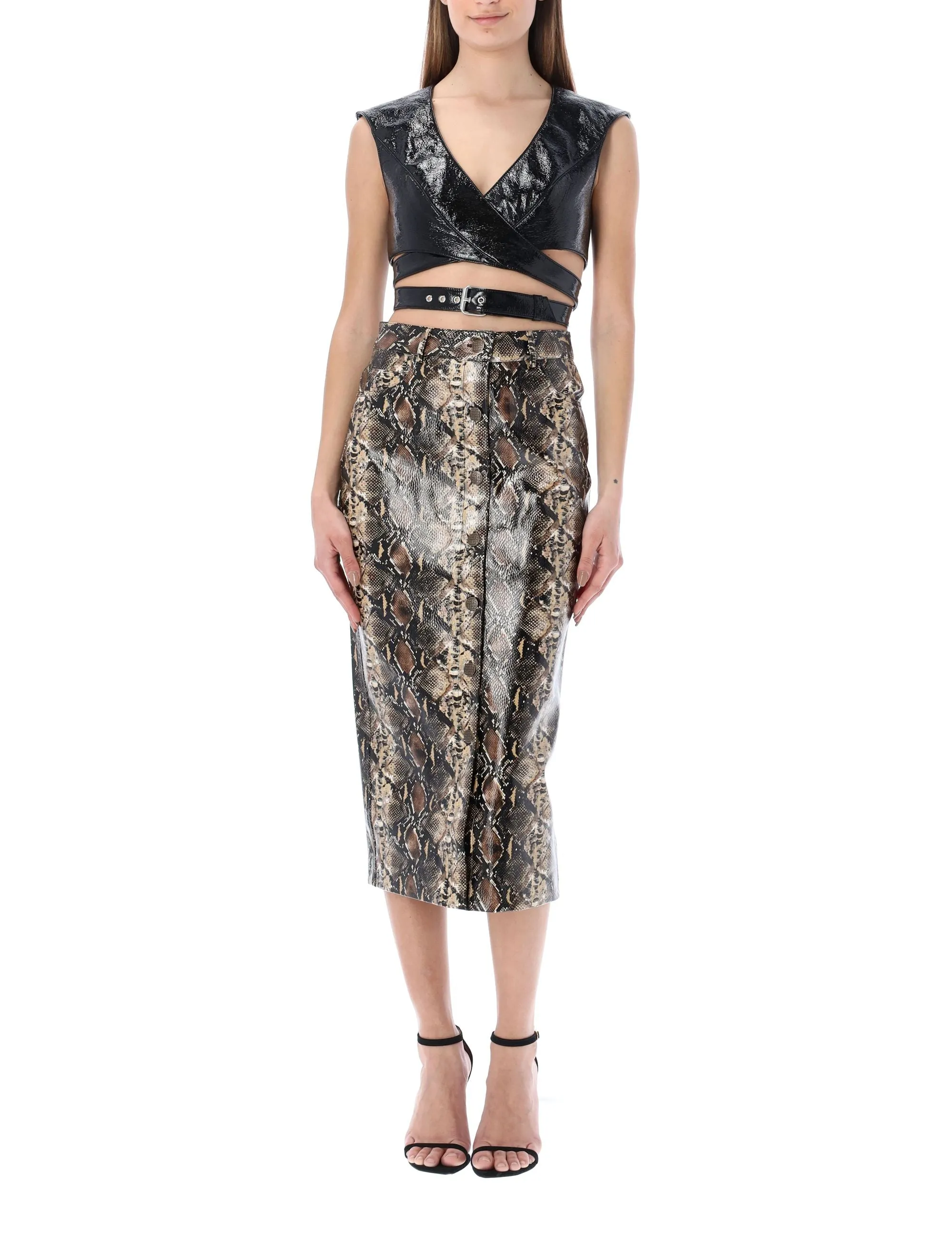 ROTATE High Waist Golda Mini Skirt