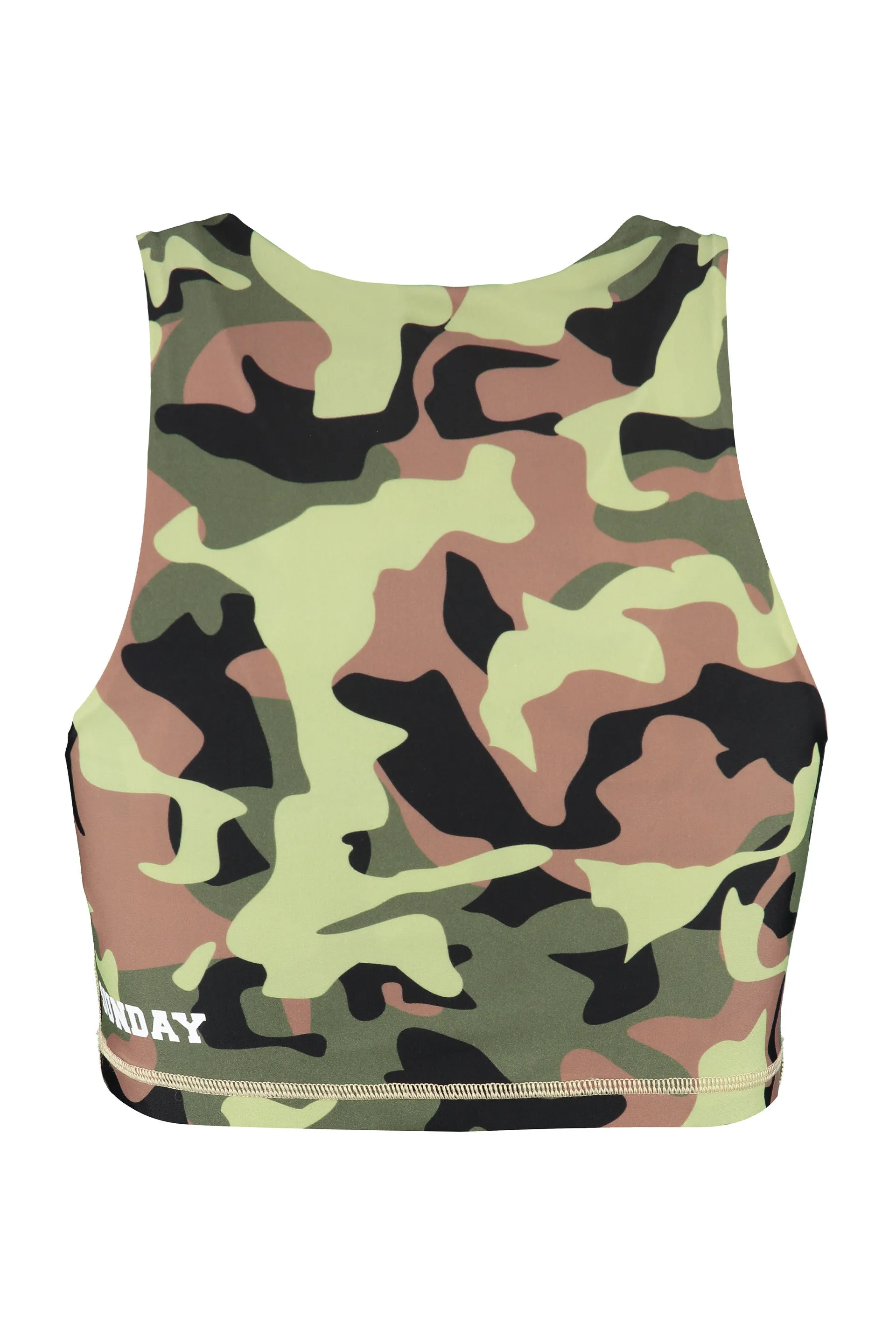 ROTATE Missy Printed Sleeveless Cropped Top