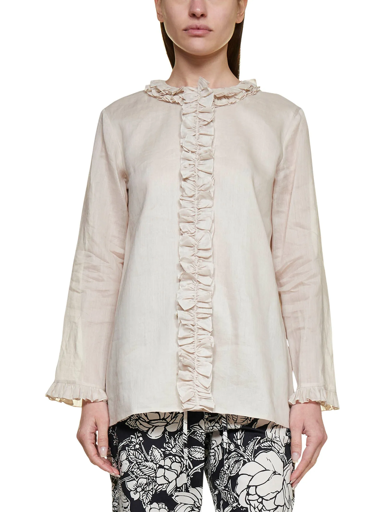 'S Max Mara Segale Ruche Shirt