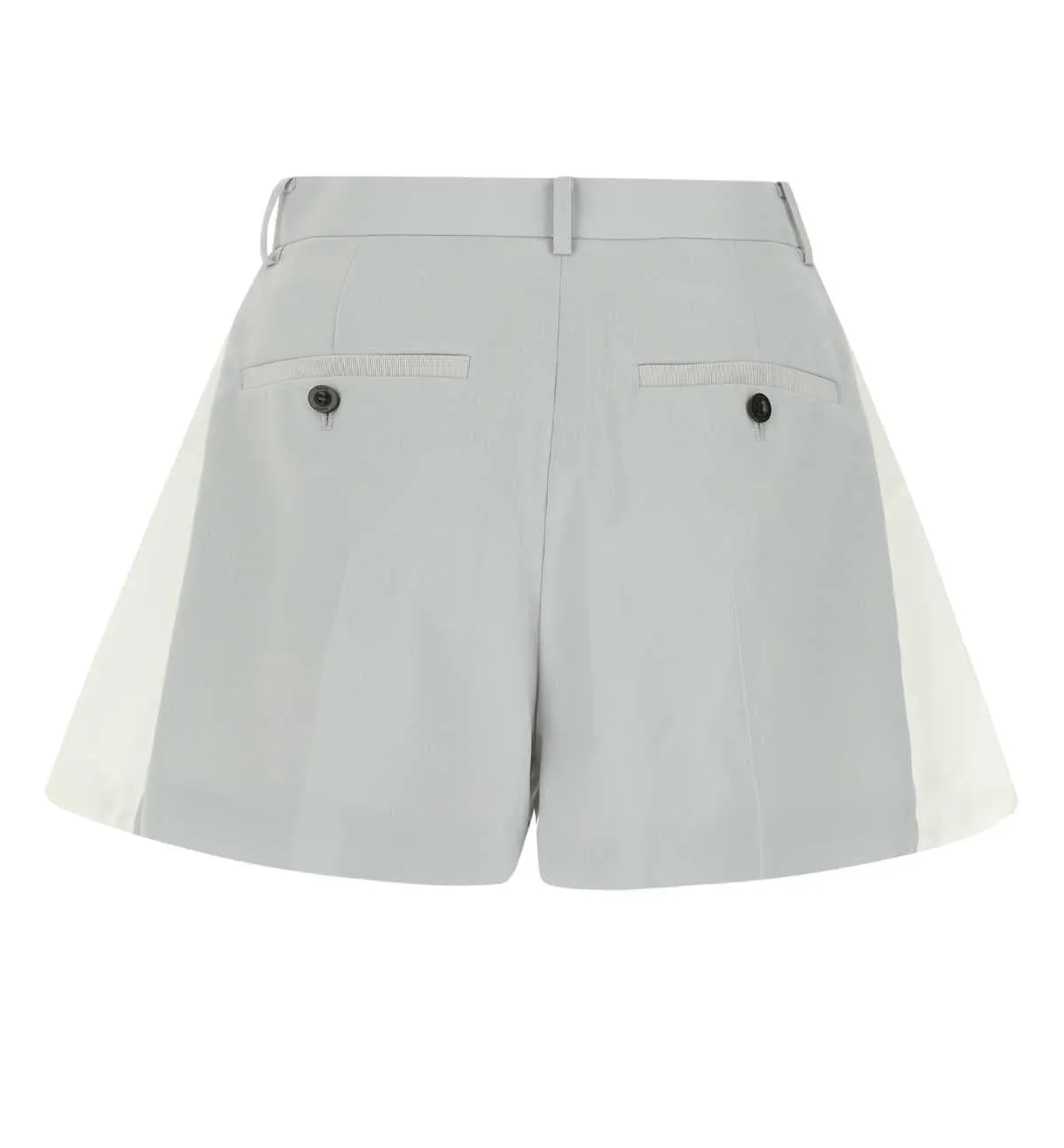 Sacai High-Rise Pleat Detailed Shorts