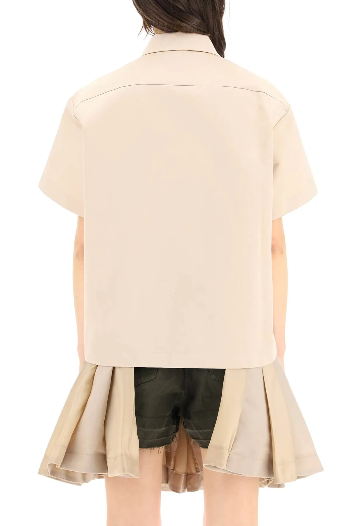 Sacai Oversized Short Sleeved Jacket