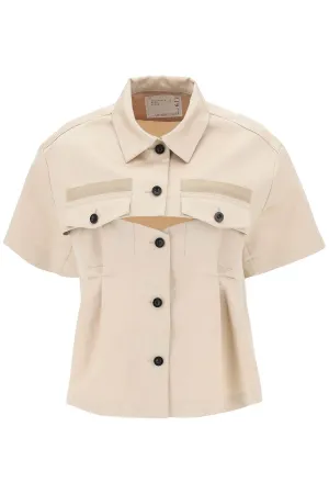 Sacai Oversized Short Sleeved Jacket