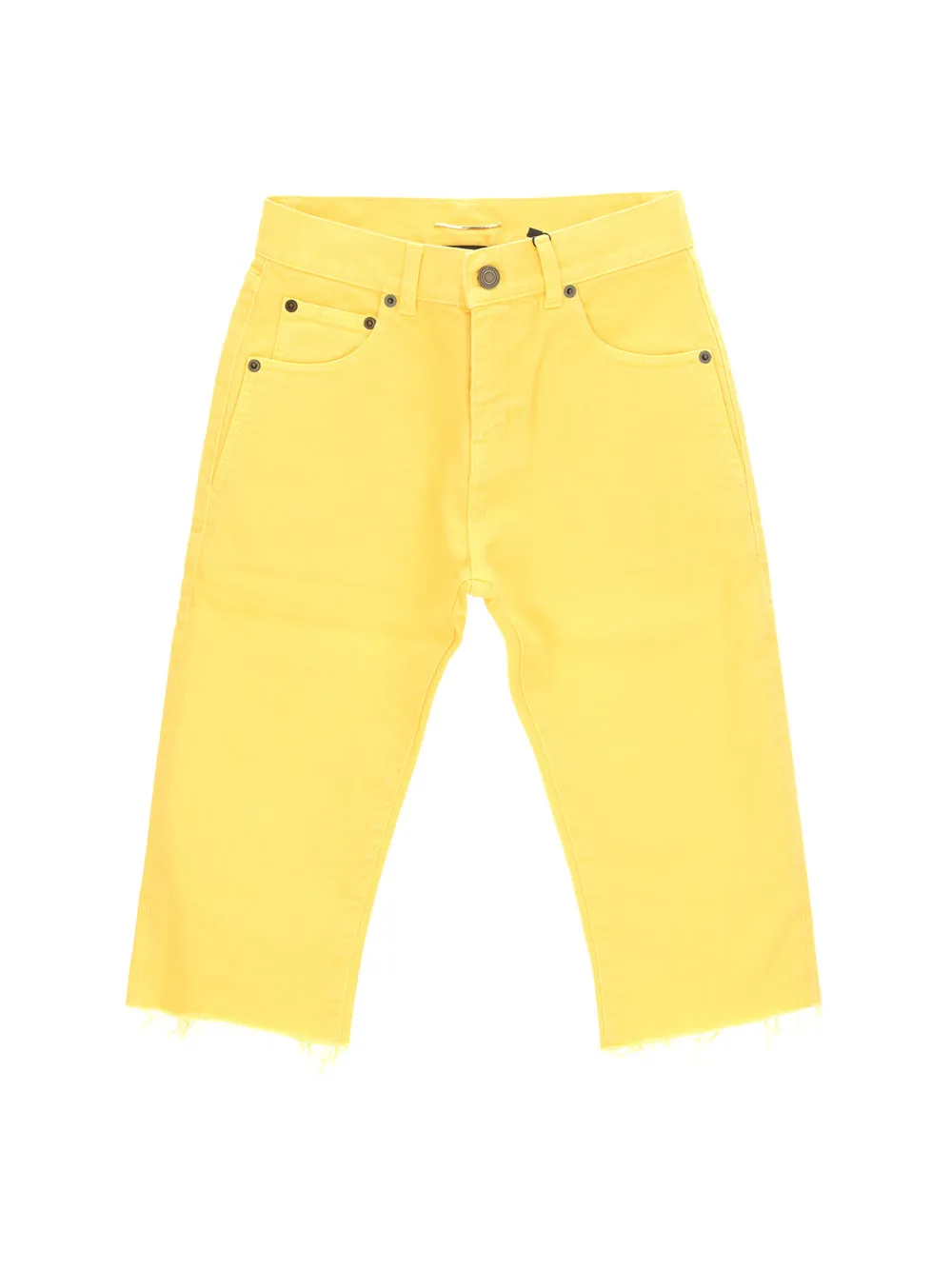 Saint Laurent Button Detailed Bermuda Shorts