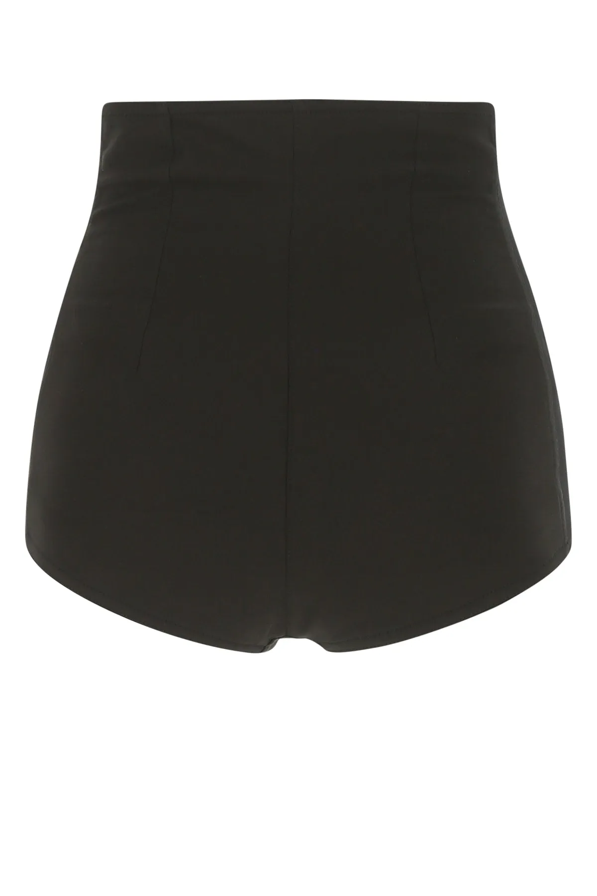 Saint Laurent Button Detailed High Waist Shorts