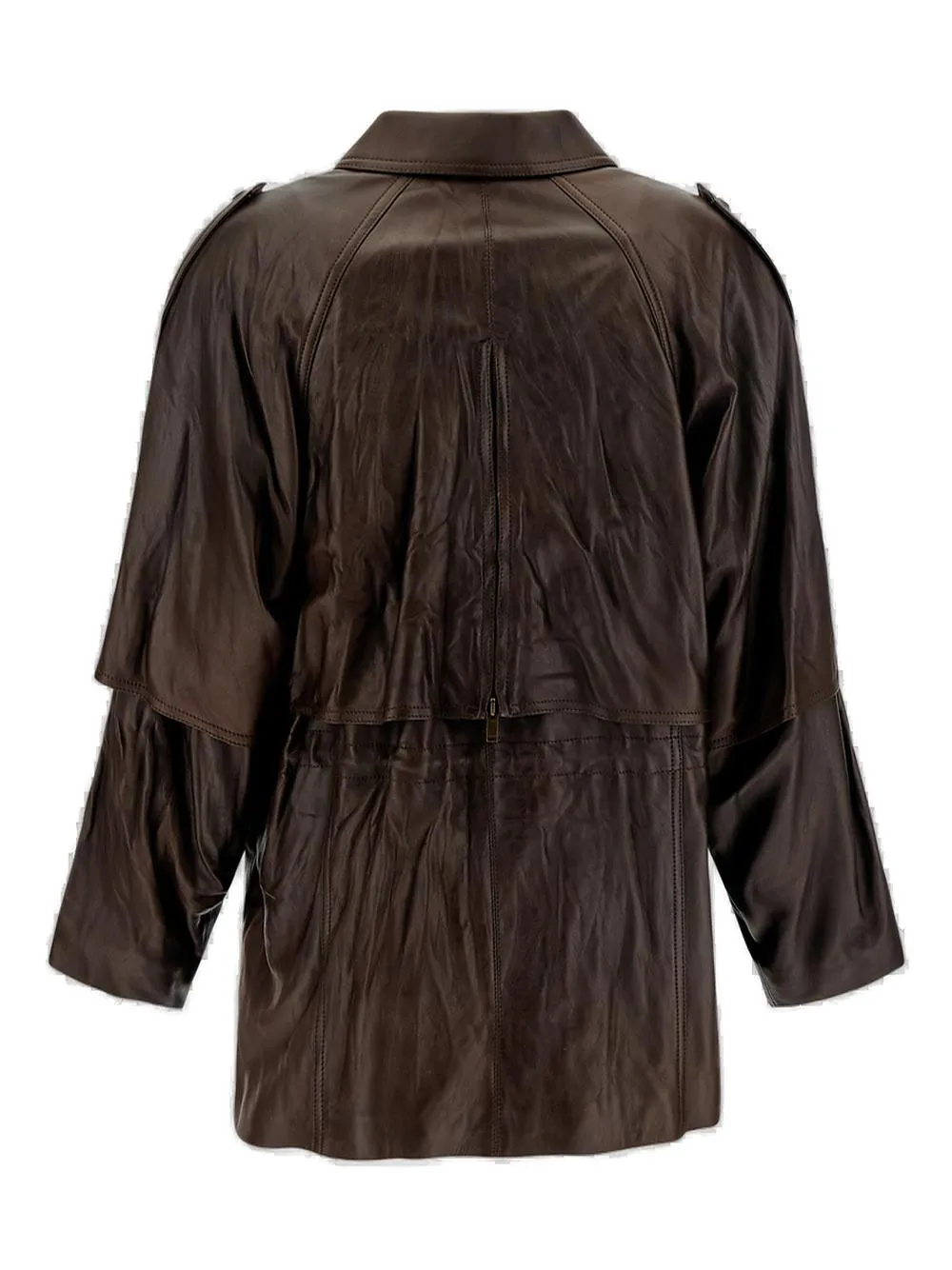 Saint Laurent Button Detailed Long-Sleeved Jacket