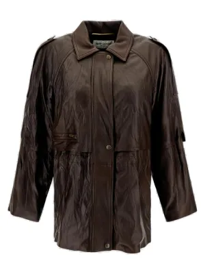 Saint Laurent Button Detailed Long-Sleeved Jacket