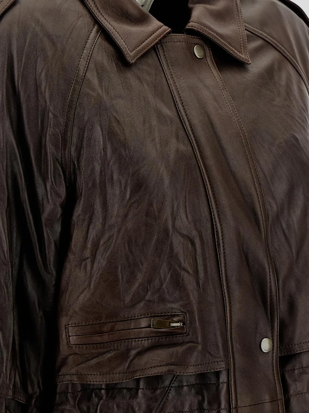 Saint Laurent Button Detailed Long-Sleeved Jacket
