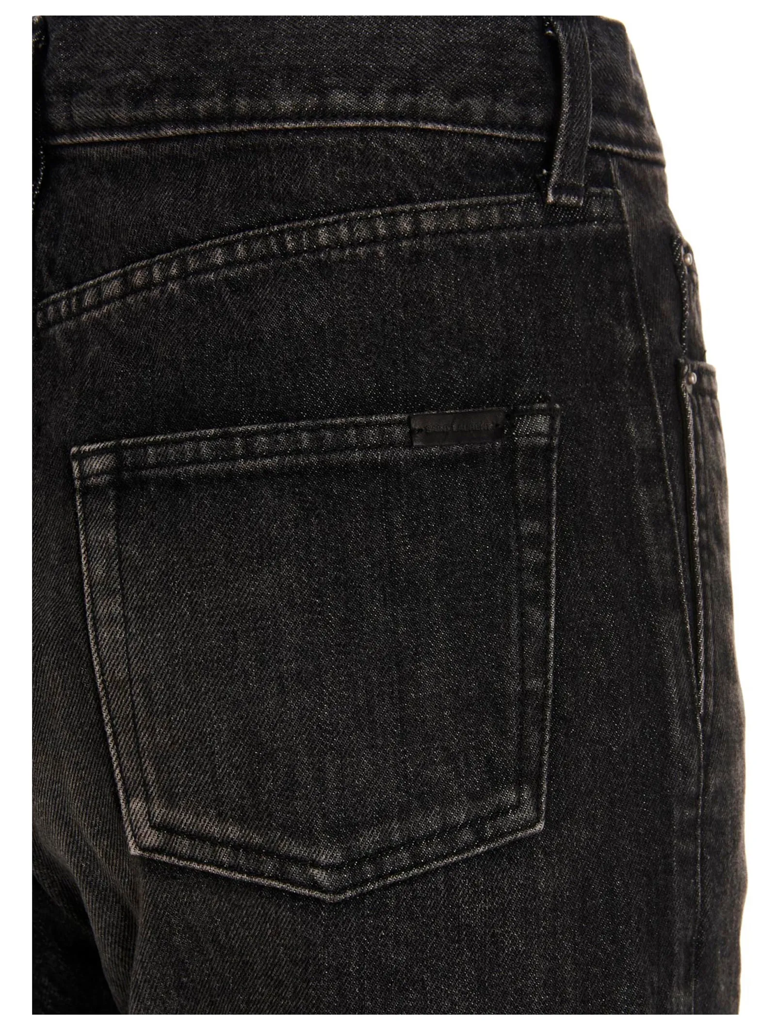 Saint Laurent High Waist Slim-Fit Jeans