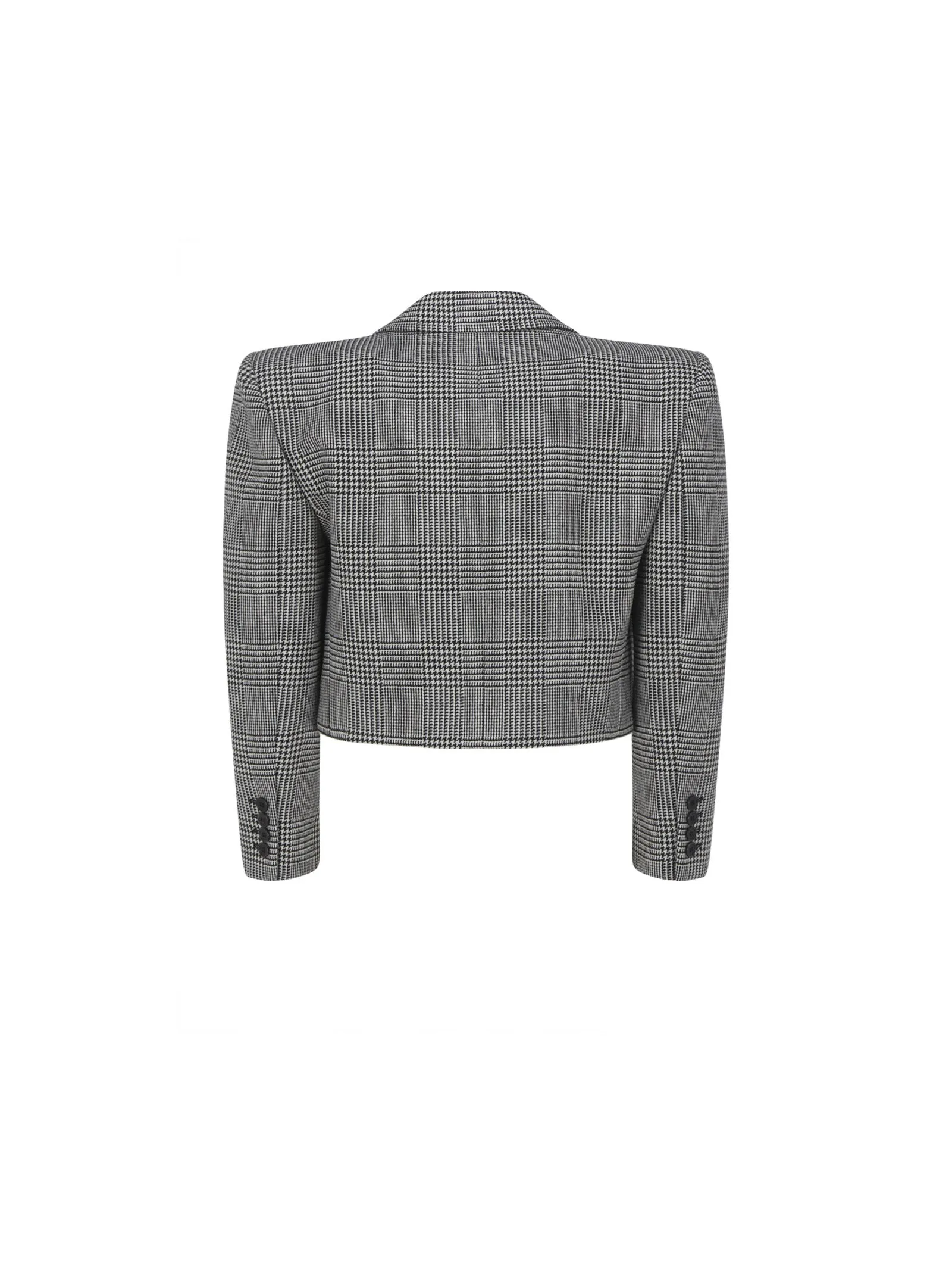 Saint Laurent Long-Sleeved Cropped Jacket