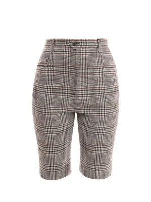 Saint Laurent Prince Of Wales Bermuda Shorts