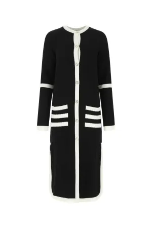 Salvatore Ferragamo Button-Up Long Sleeved Knitted Coat