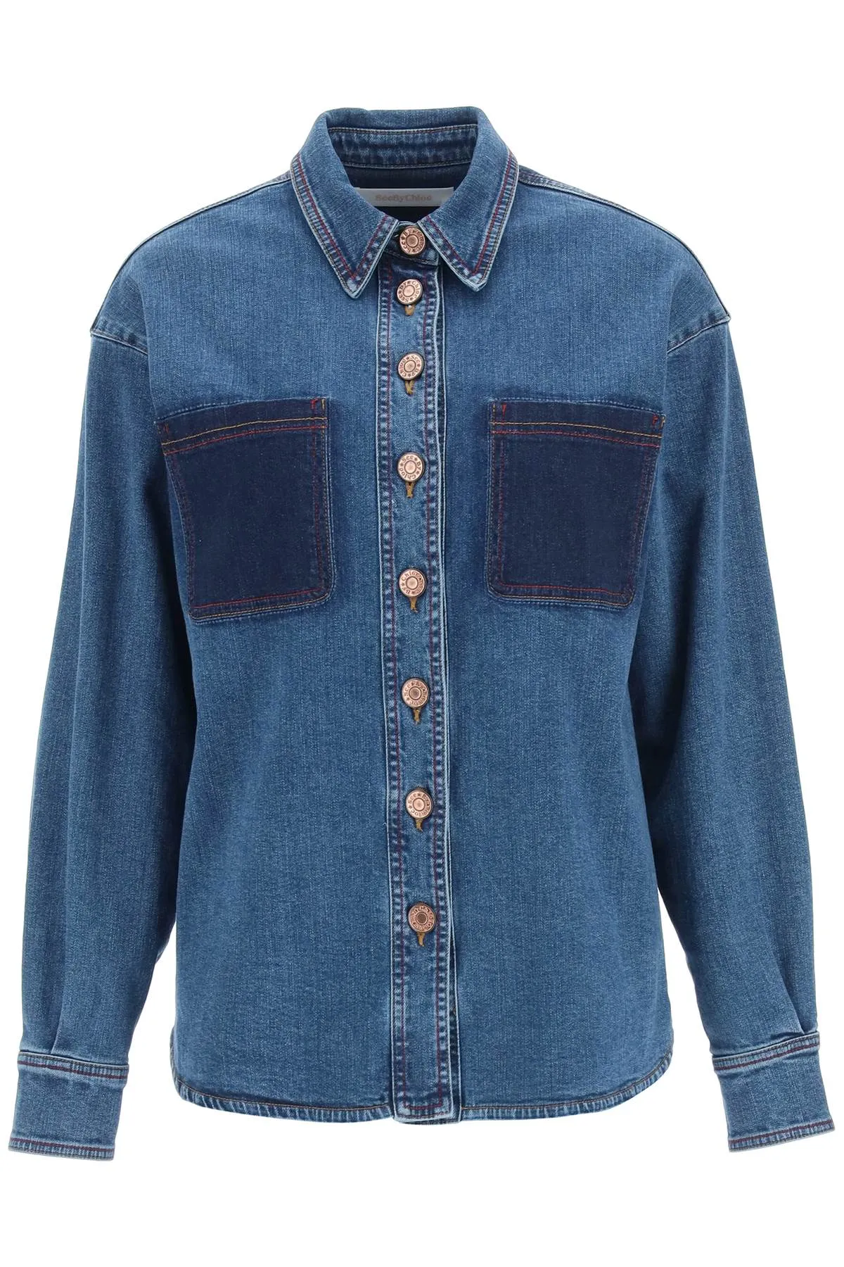 See By Chlo Buttoned Long-Sleeved Shirt