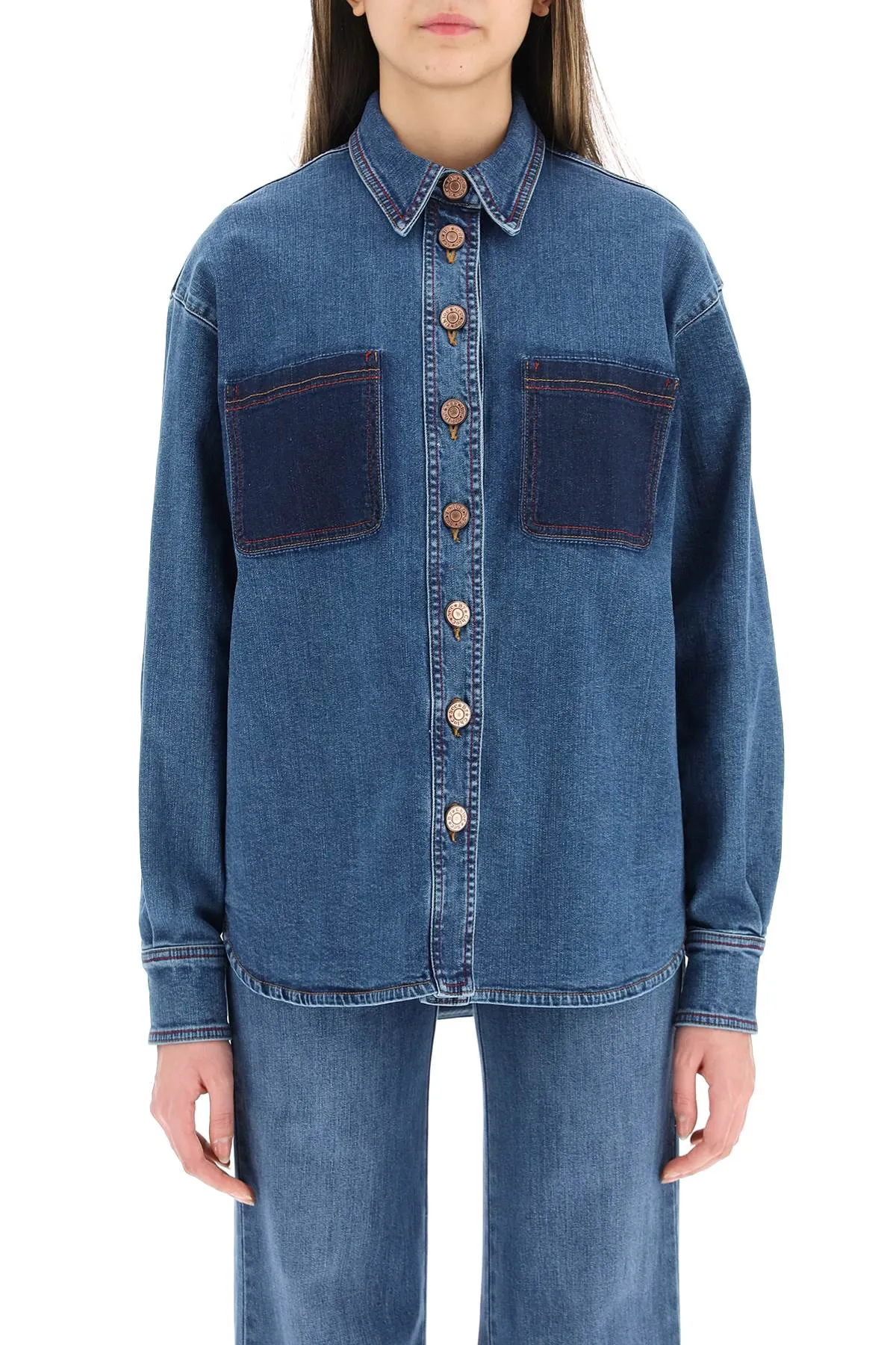 See By Chlo Buttoned Long-Sleeved Shirt