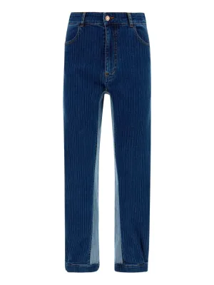 See By Chlo High Waist Striped Jeans
