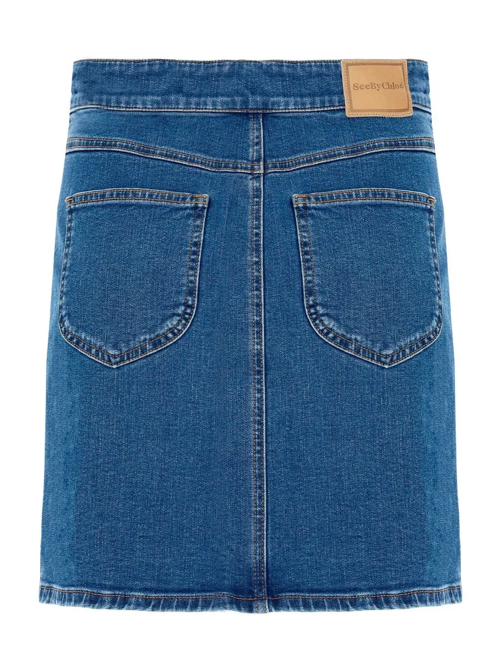 See By Chlo Mini Denim Skirt