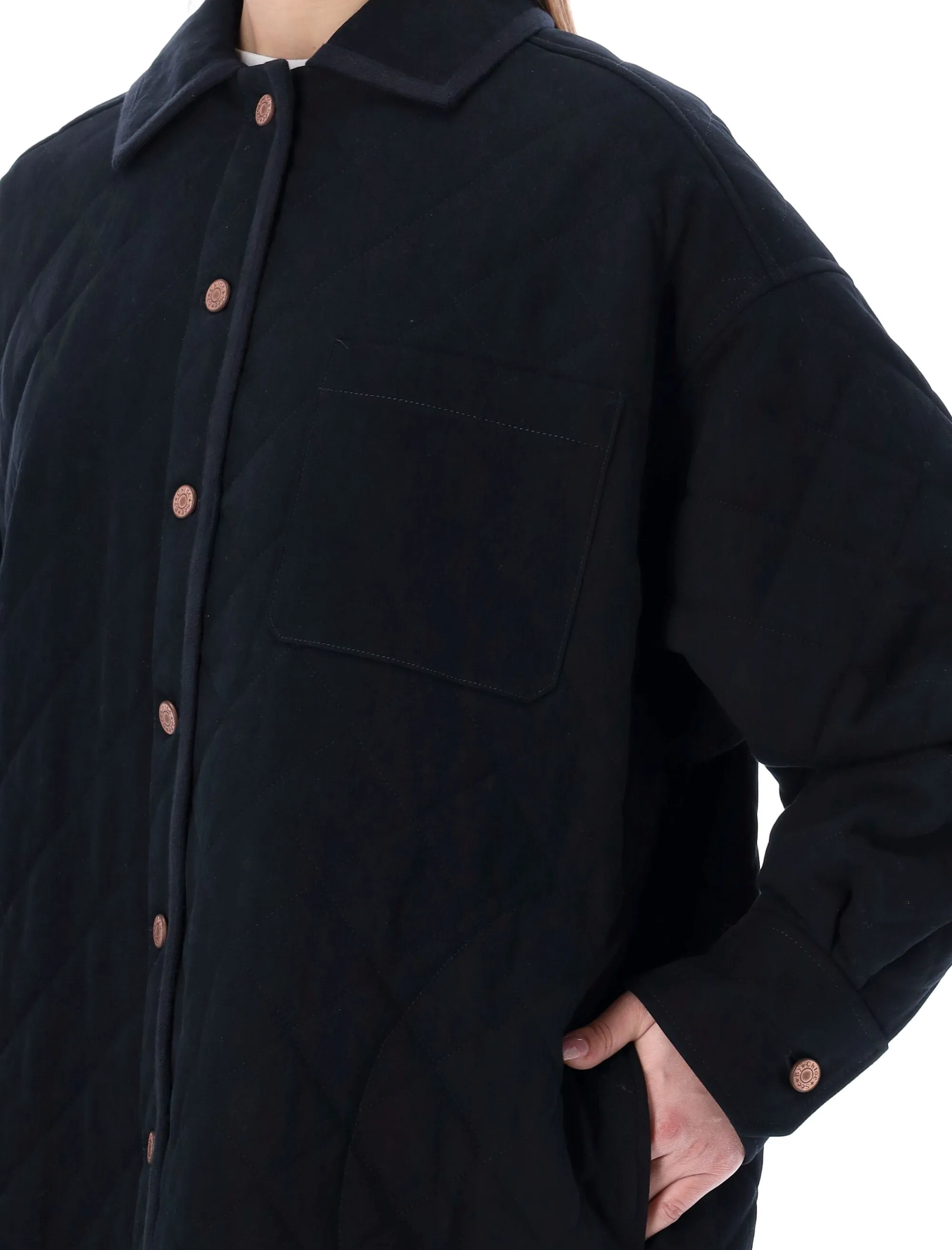See By Chlo Oversized Quilted Coat