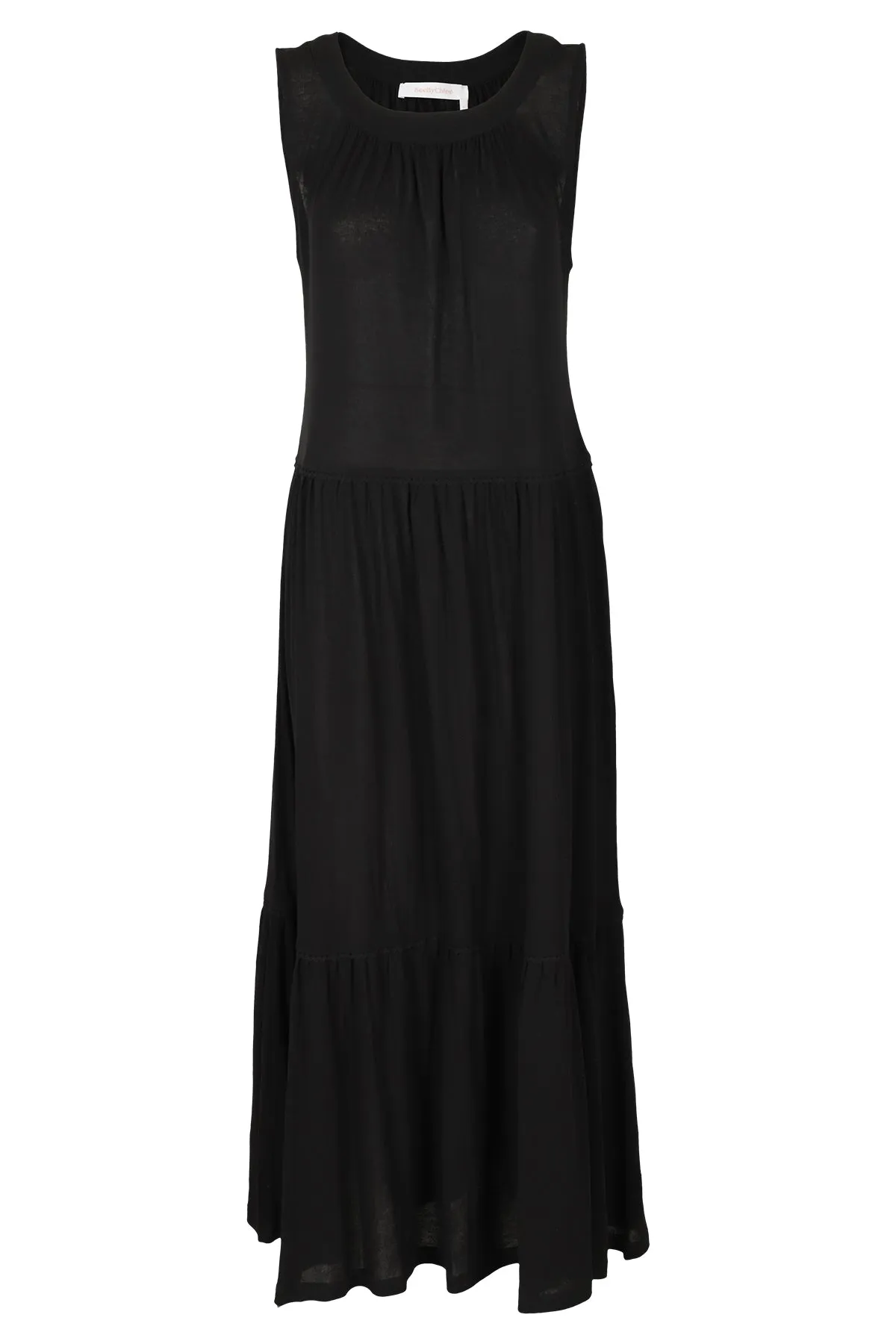 See By Chlo Panelled Sleeveless Dress