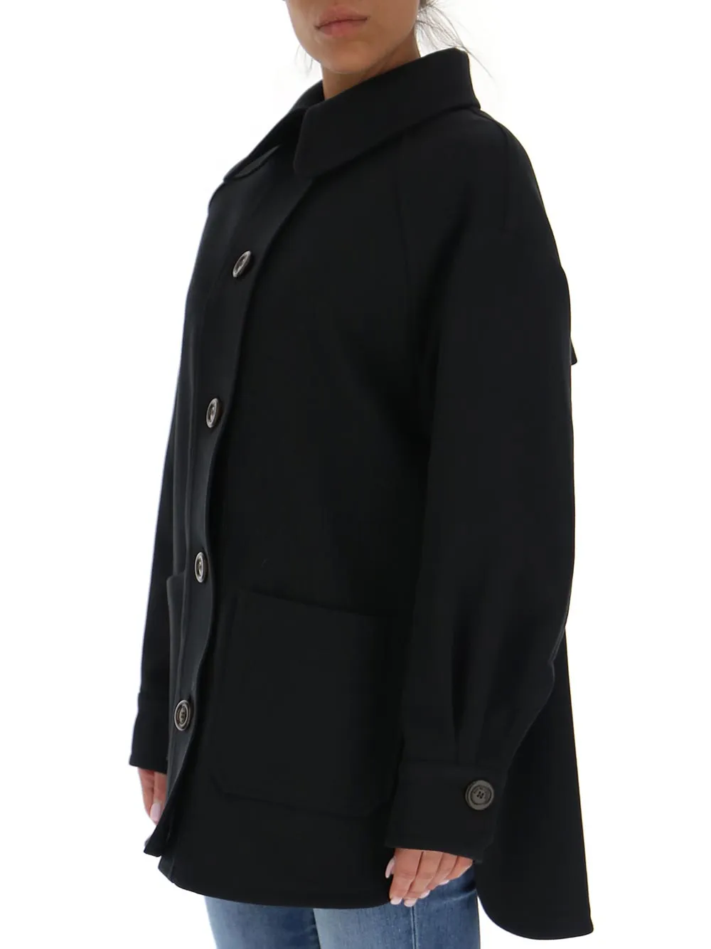See By Chlo Single-Breasted Flap-Pocket Coat