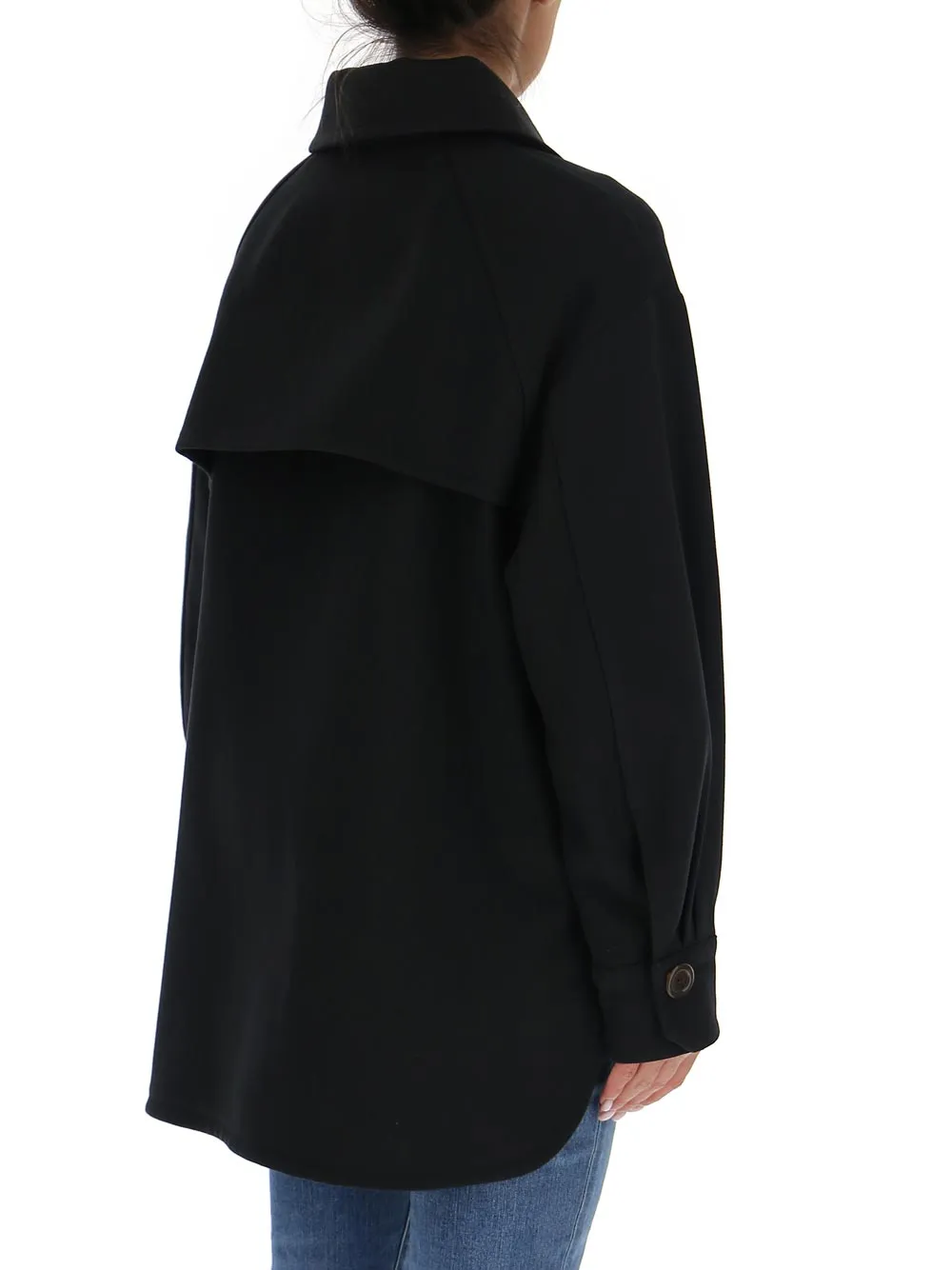 See By Chlo Single-Breasted Flap-Pocket Coat