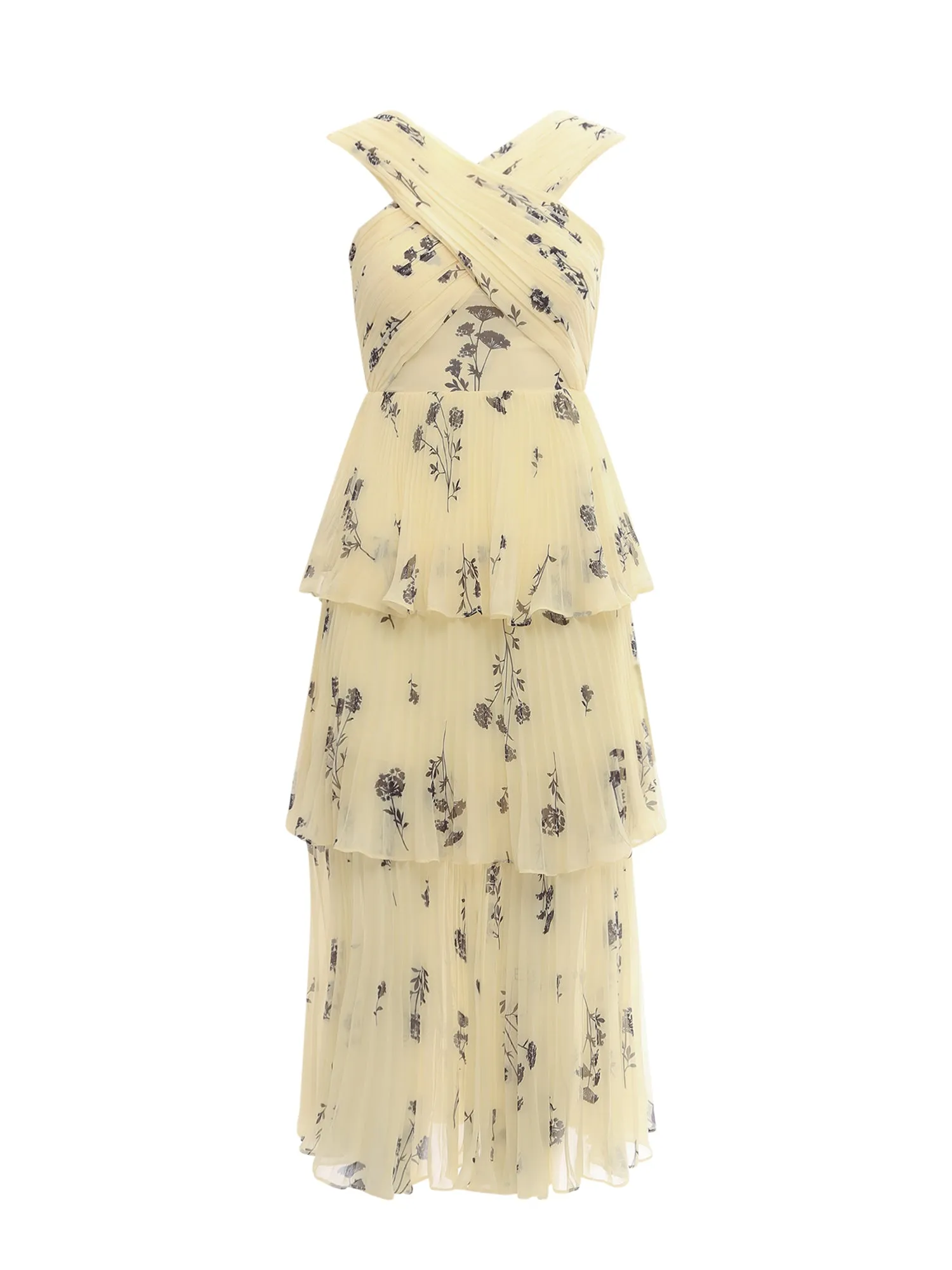 Self-Portrait Floral Print Midi Dress