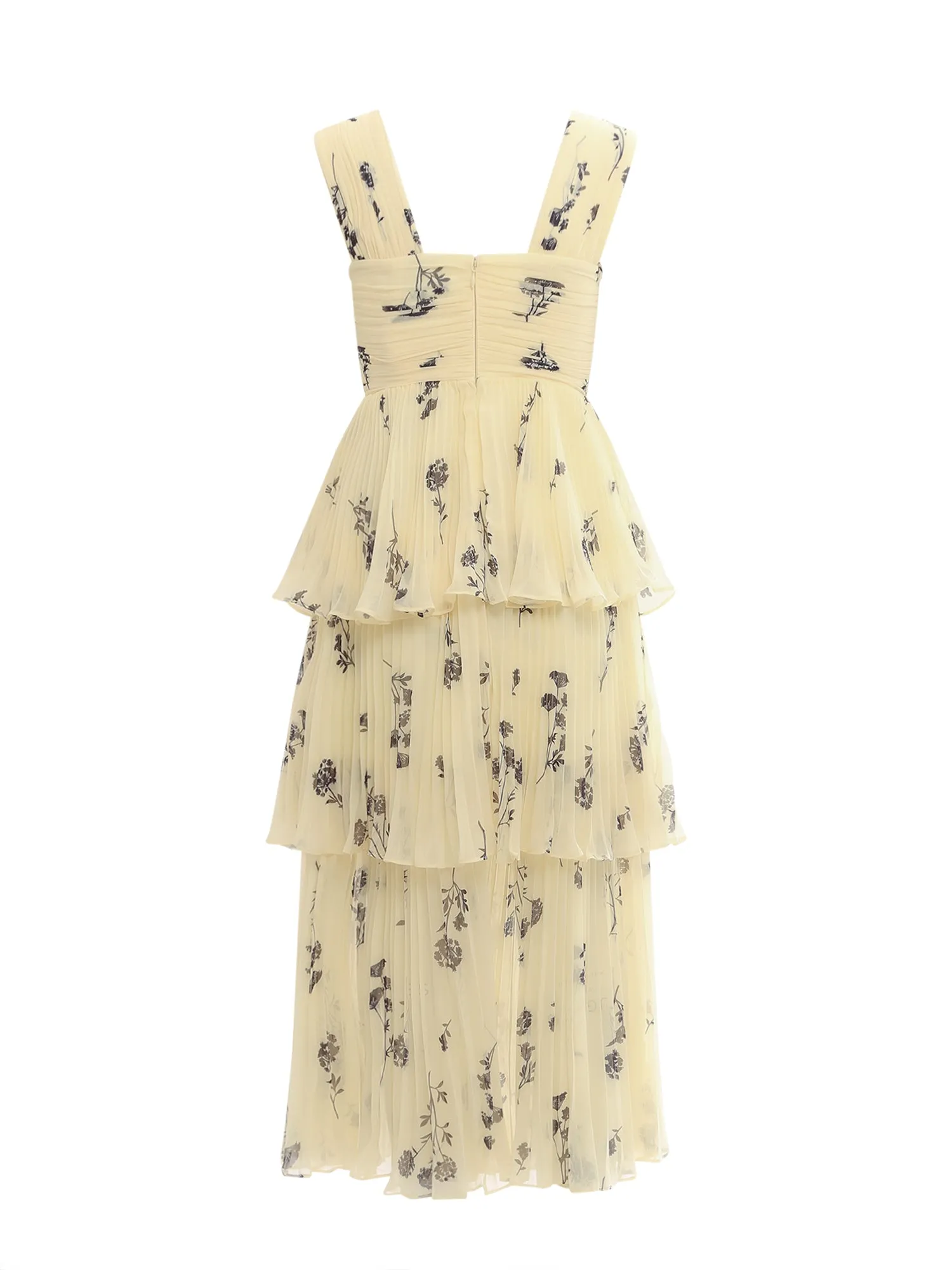 Self-Portrait Floral Print Midi Dress