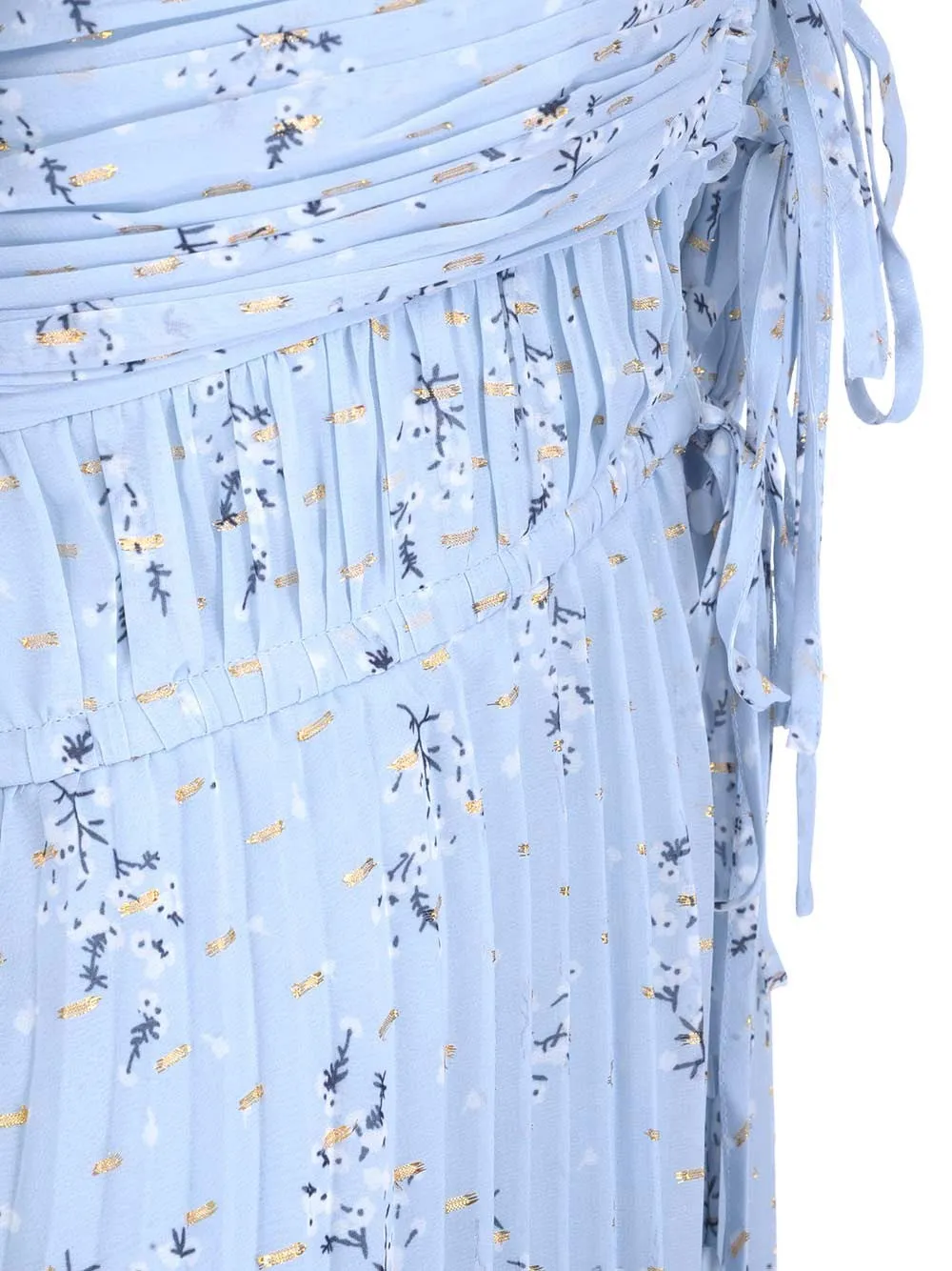 Self-Portrait Floral Printed Maxi Dress