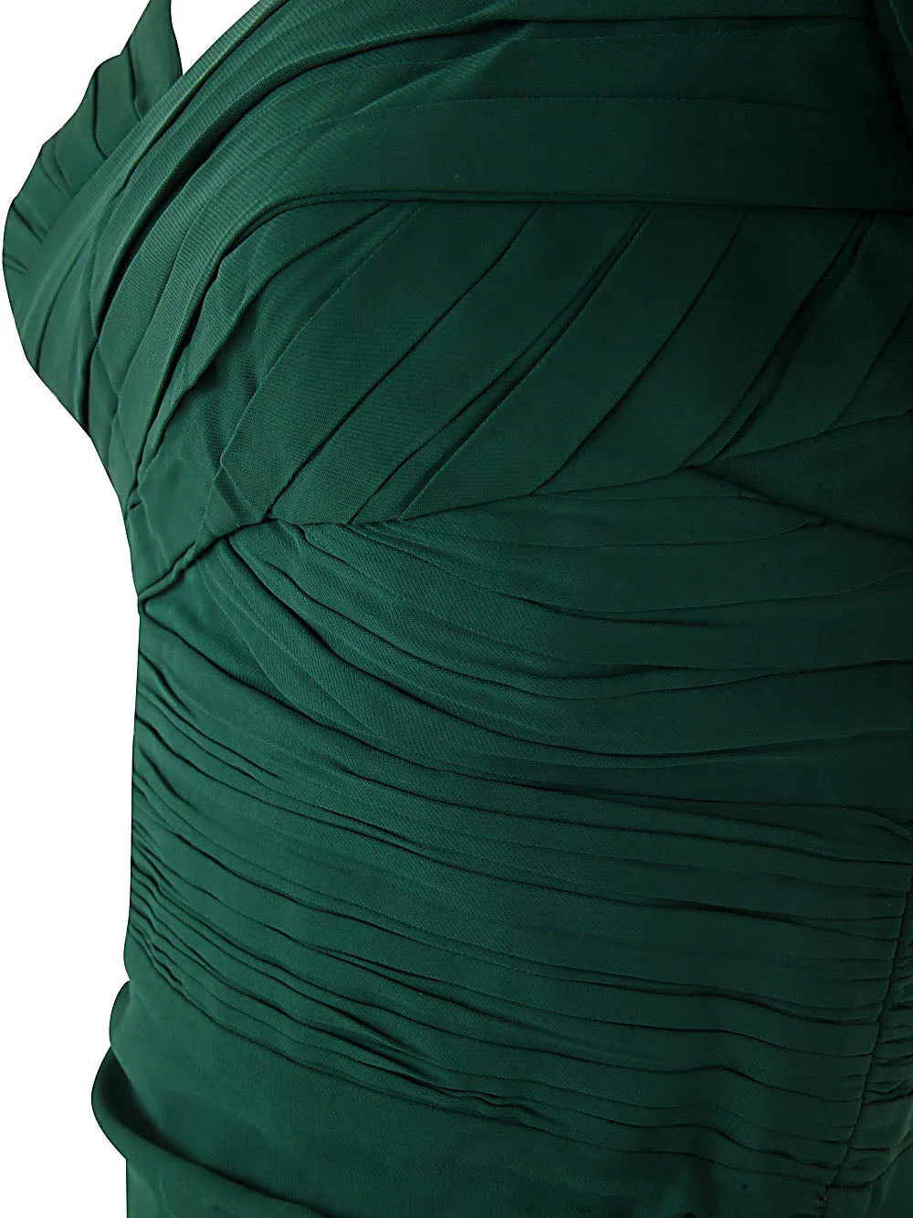 Self-Portrait Sweetheart Neck Gathered Dress