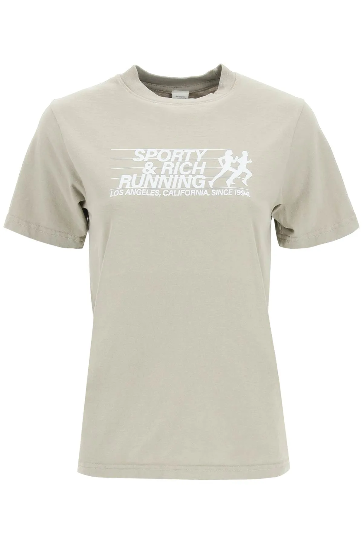 Sporty & Rich Logo-Printed Crewneck T-Shirt