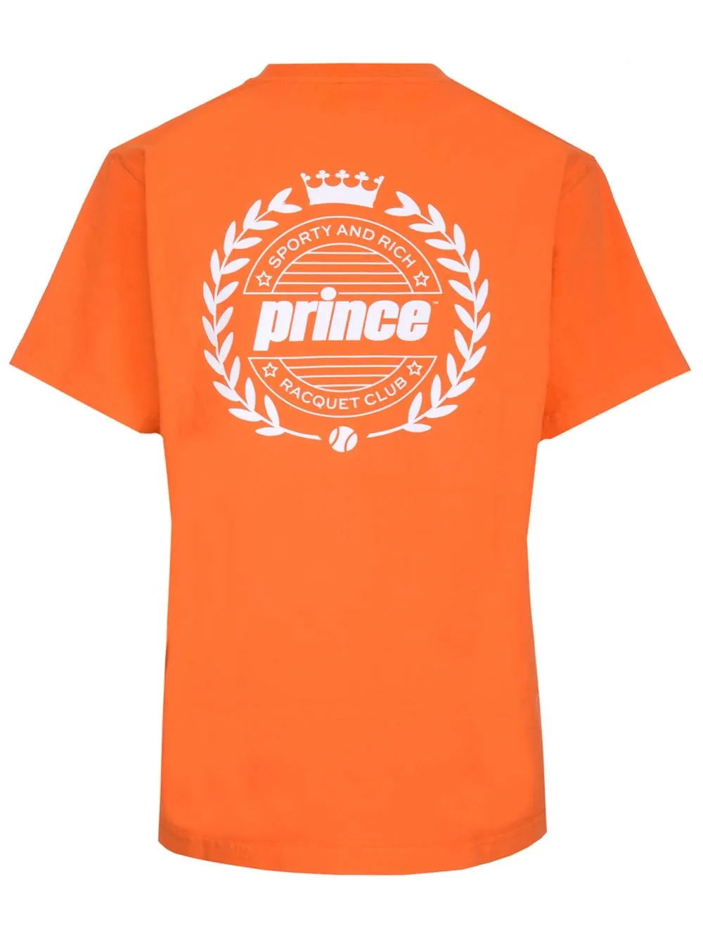 Sporty & Rich Logo Printed Crewneck T-Shirt