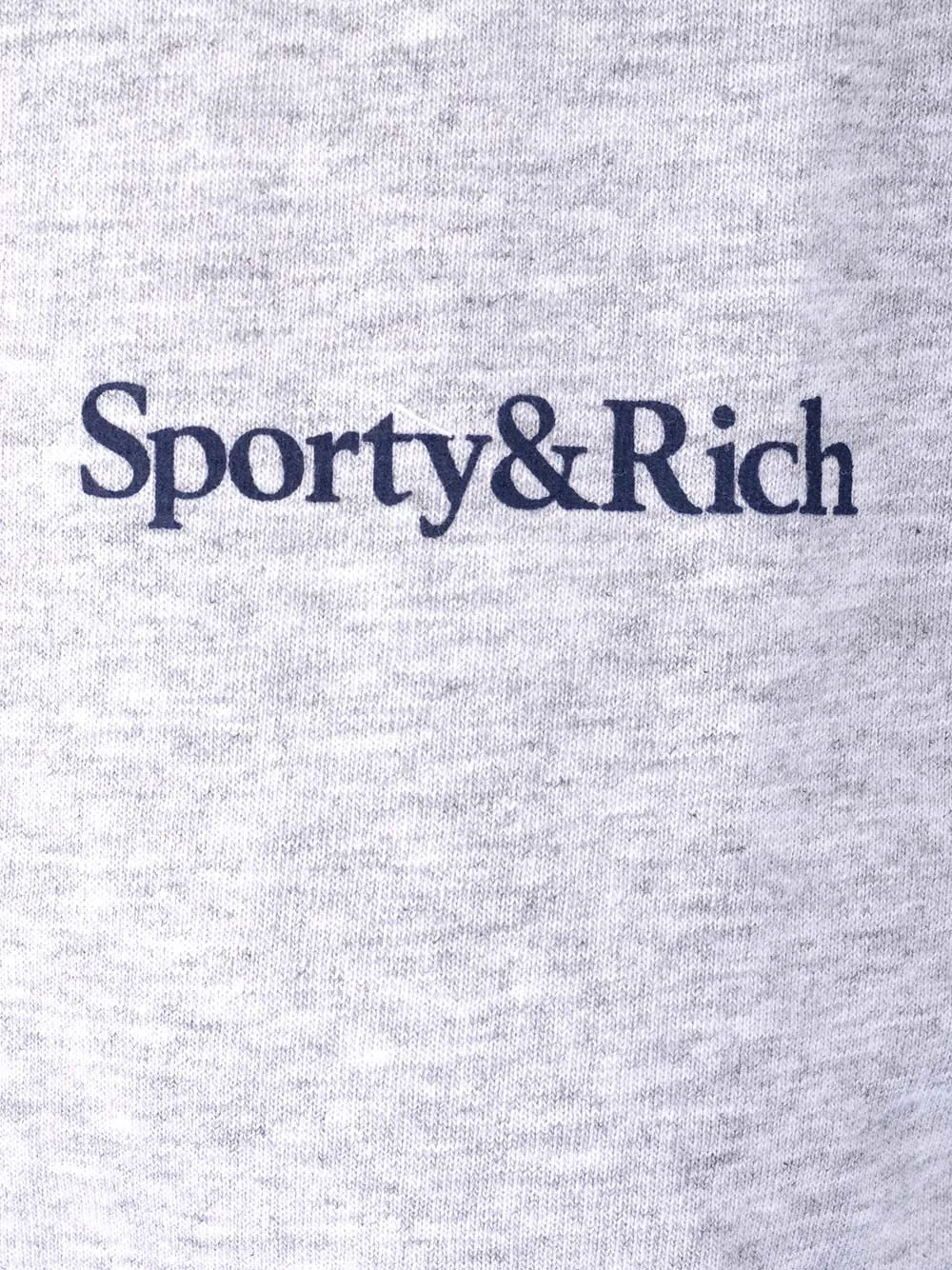 Sporty & Rich Logo Printed Crewneck T-Shirt