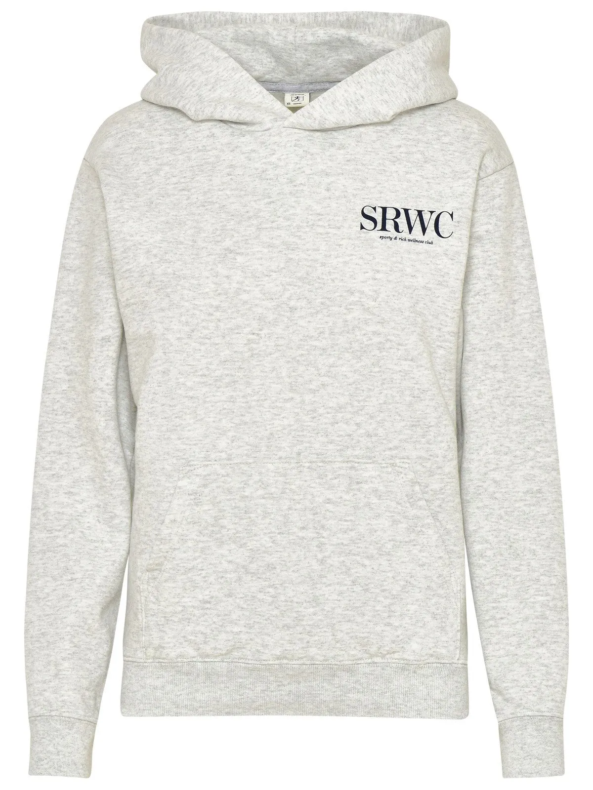 Sporty & Rich Logo Printed Long-Sleeved Hoodie