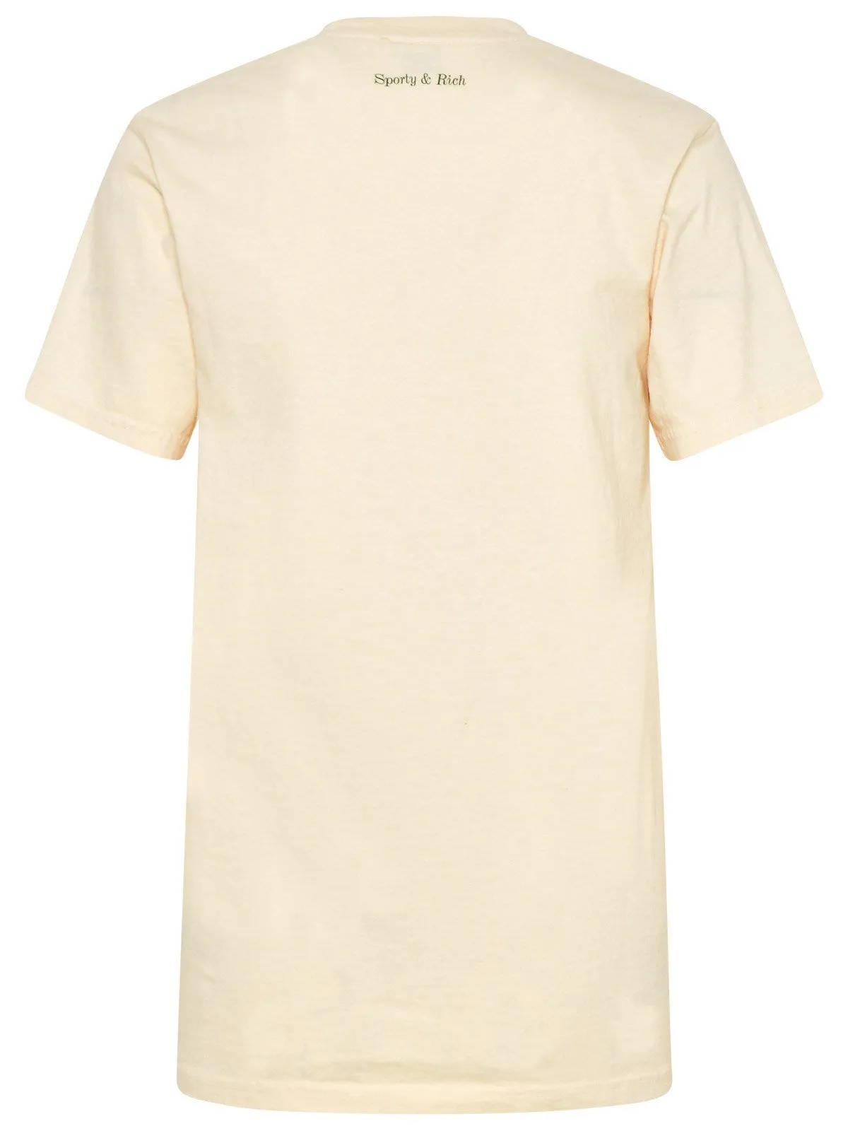 Sporty & Rich Slogan Printed Crewneck T-Shirt