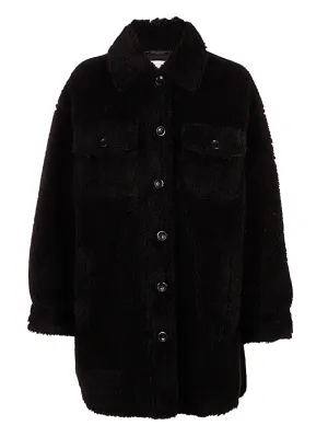 Stand Studio Faux-Fur Single Breasted Coat