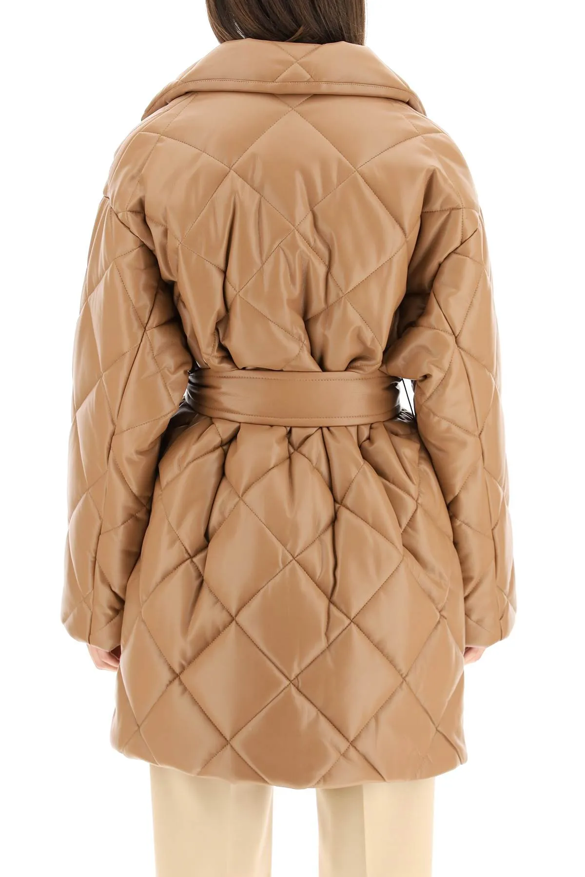Stand Studio Maxim Quilted Faux Leather Jacket