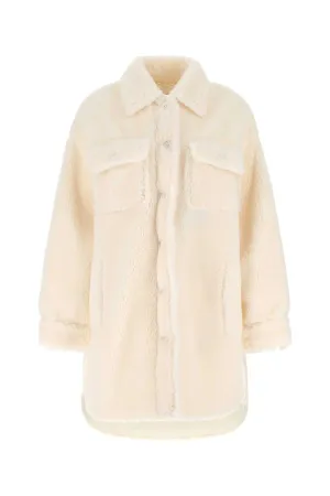 Stand Studio Sabi Faux-Fur Single Breasted Coat