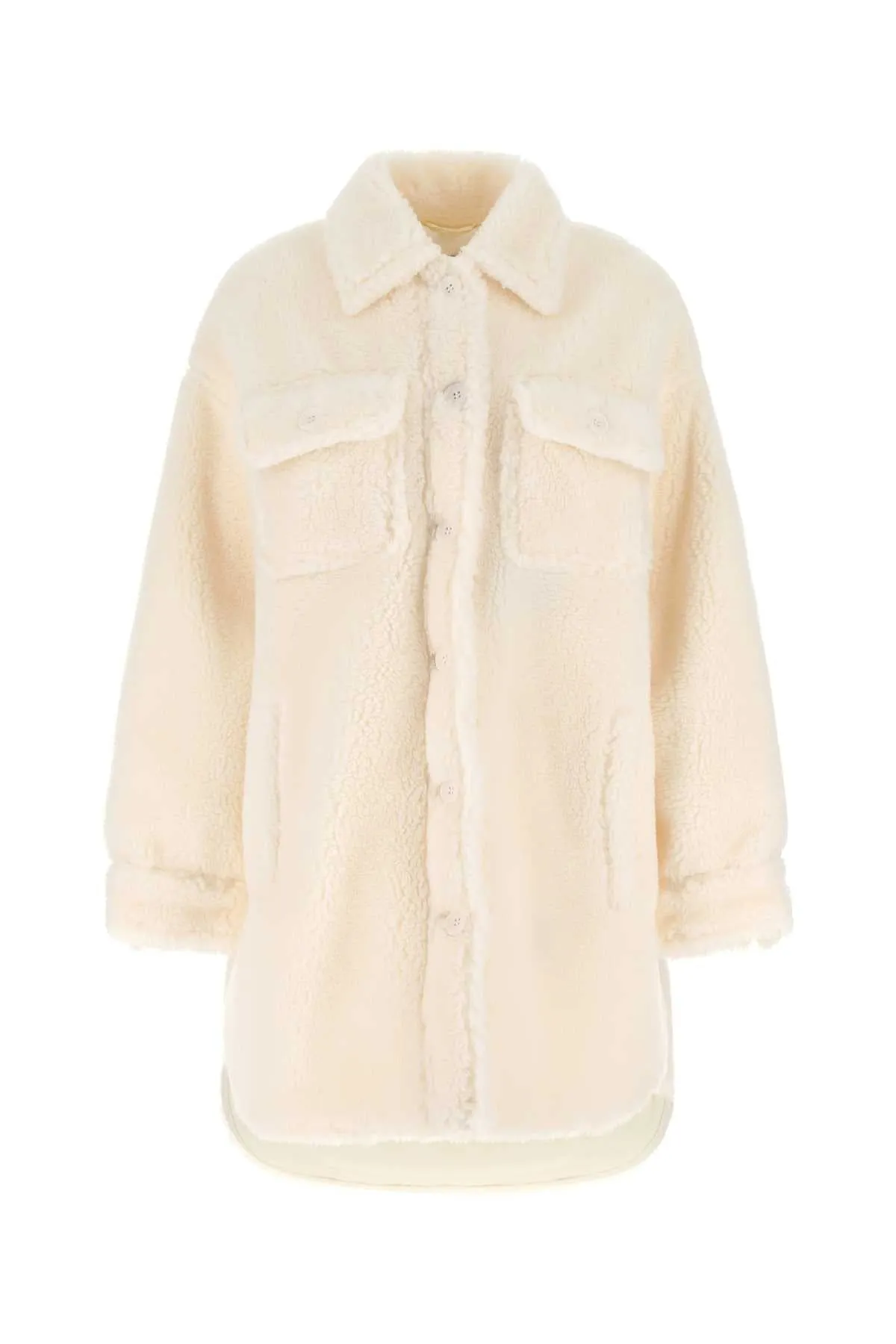 Stand Studio Sabi Faux-Fur Single Breasted Coat