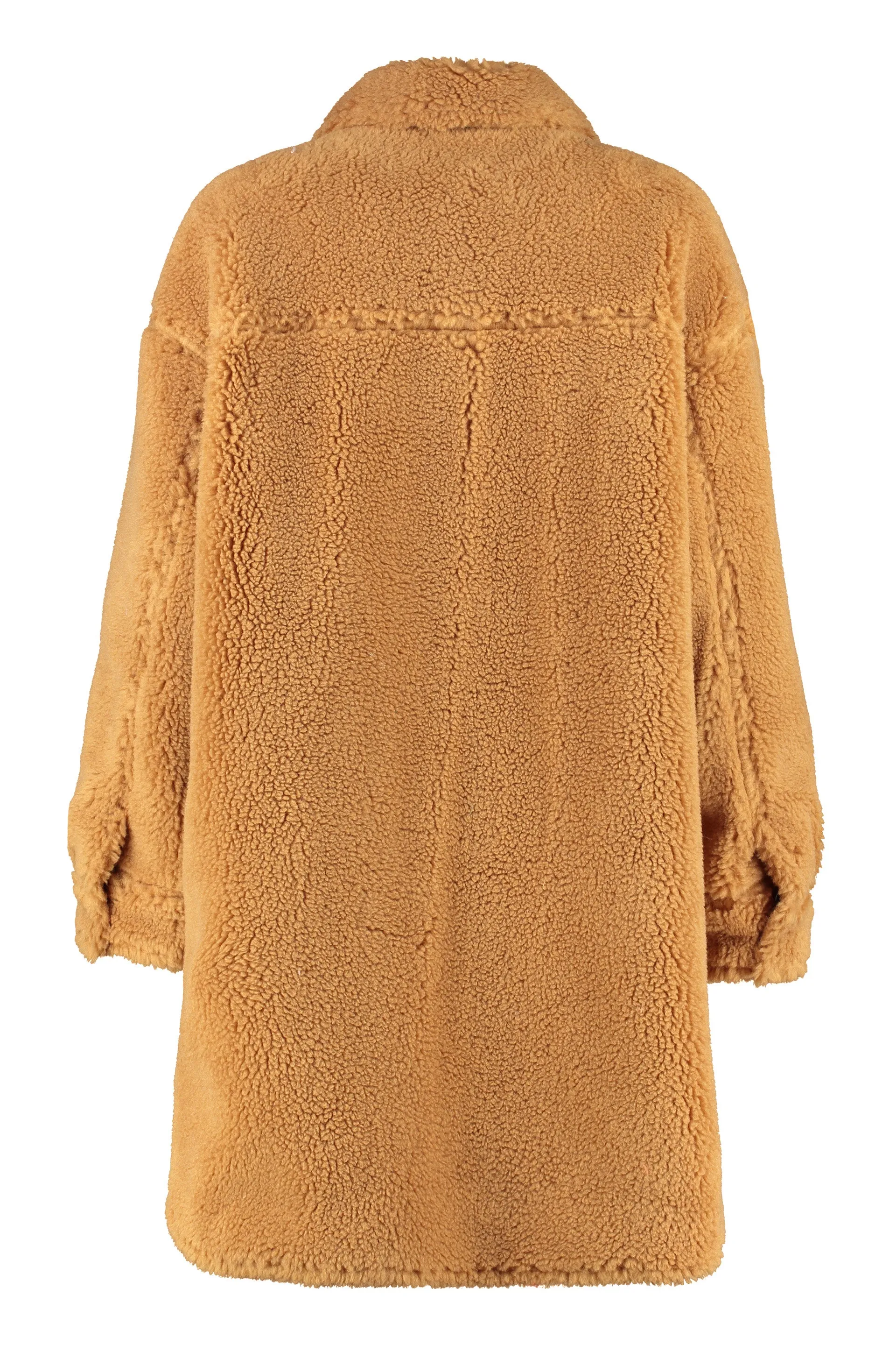 Stand Studio Sabi Faux-Fur Single Breasted Coat