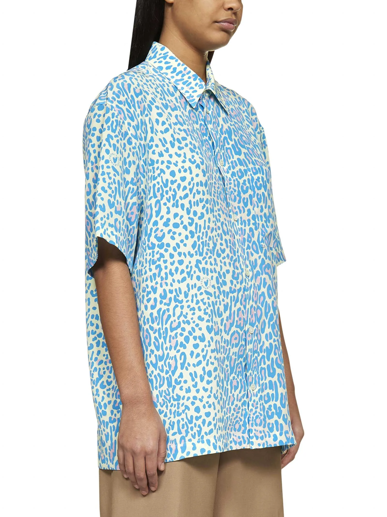 Stella McCartney Allover Printed Short-Sleeved Shirt