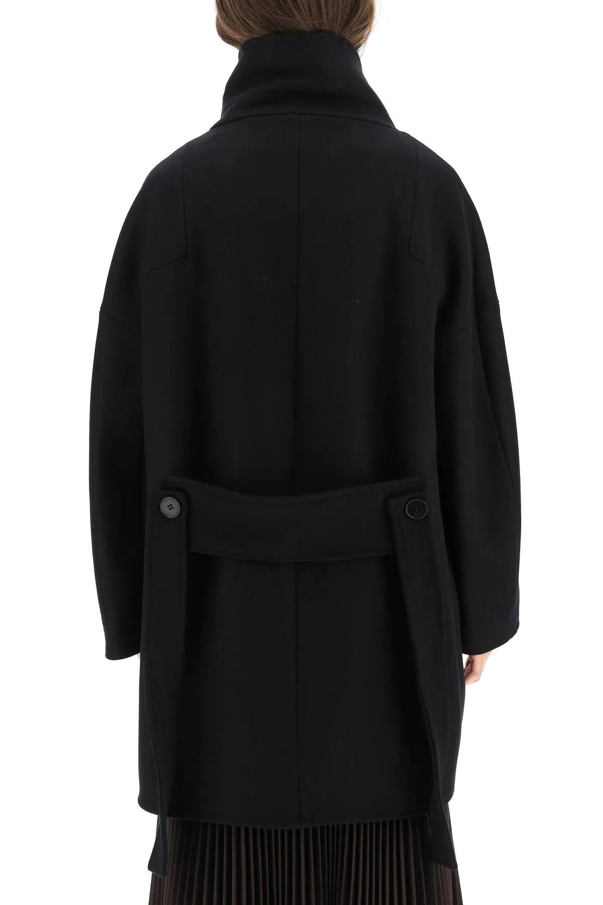 Stella McCartney Belted Waist Single-Breasted Short Coat