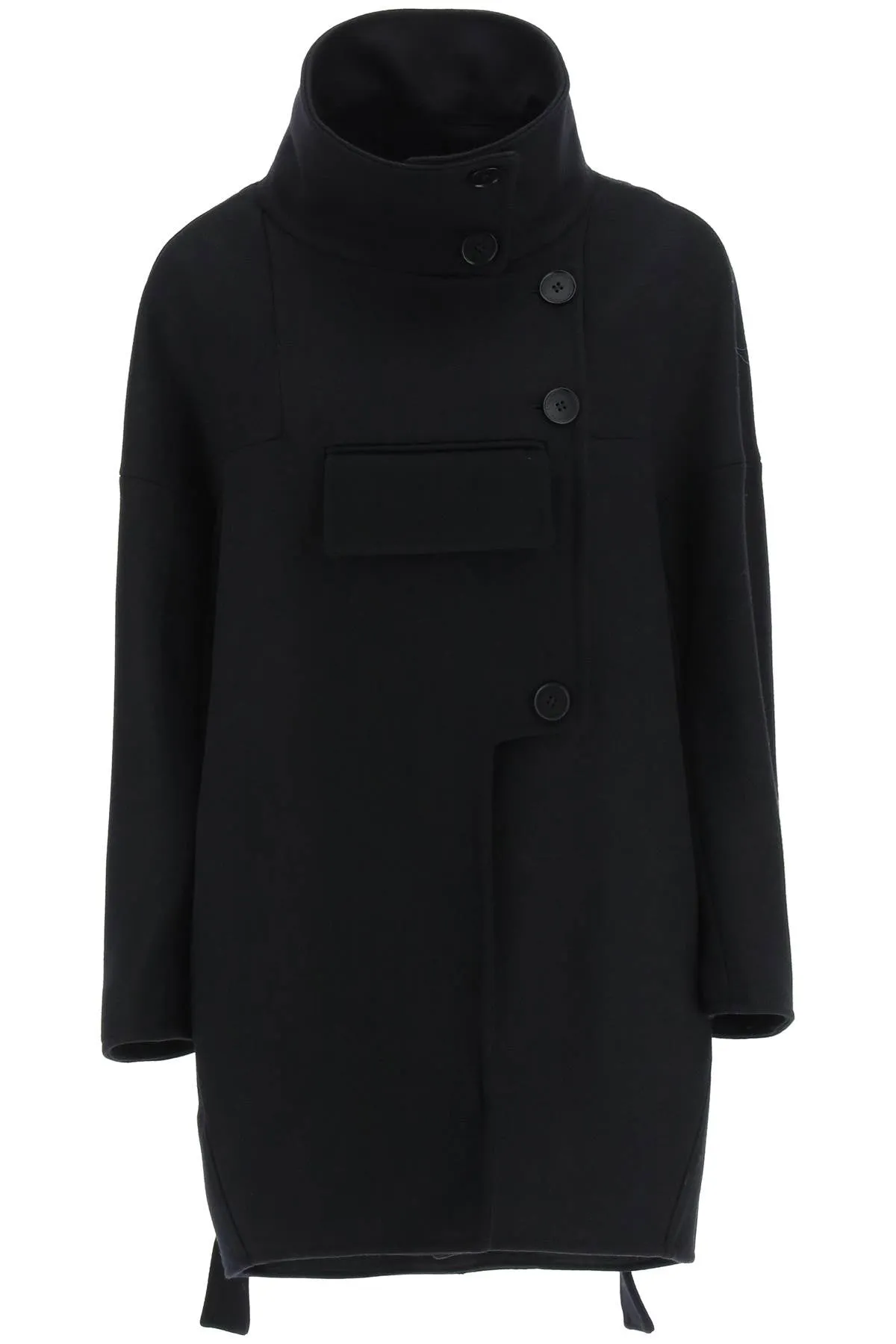 Stella McCartney Belted Waist Single-Breasted Short Coat