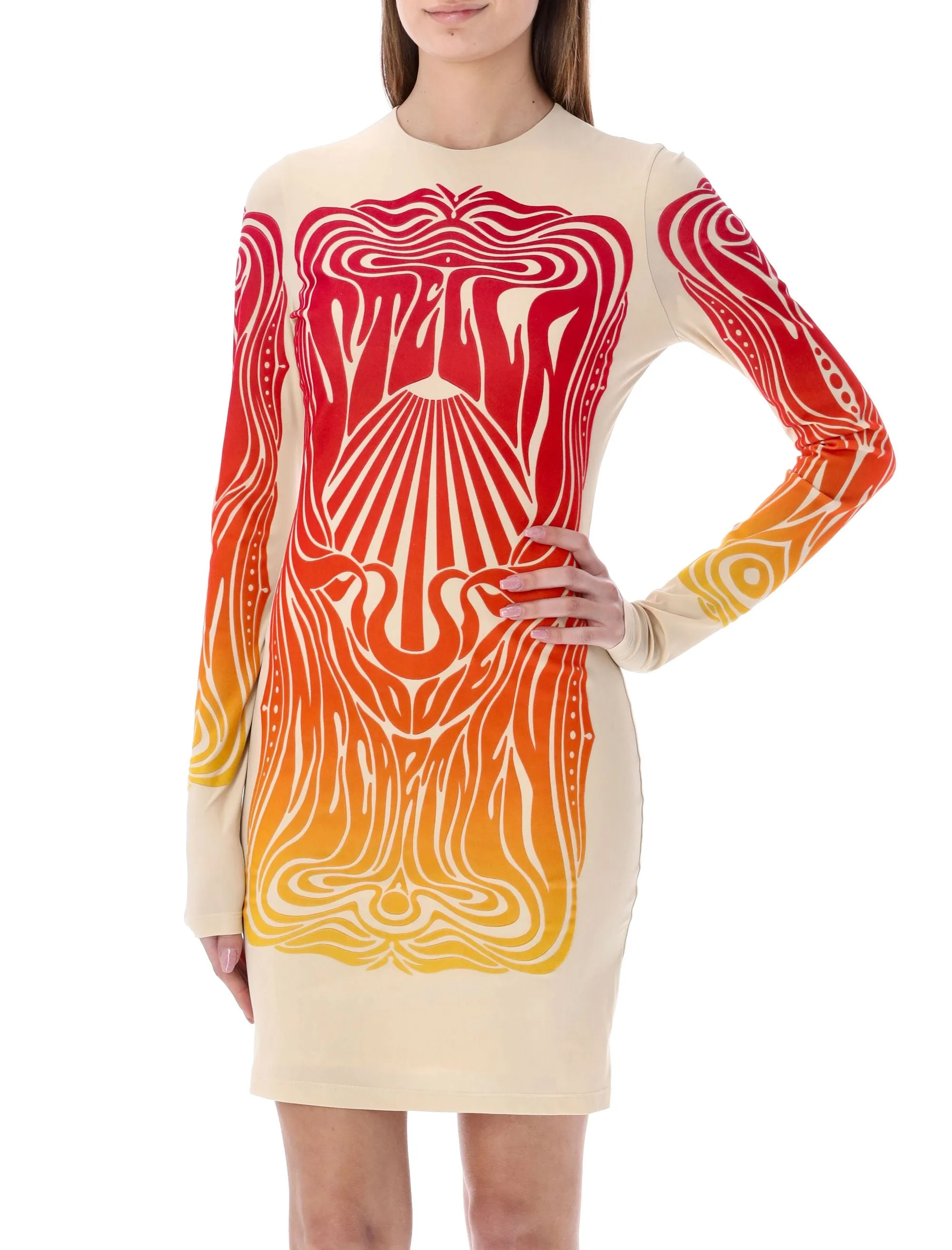 Stella McCartney Fluid Printed Mini Dress
