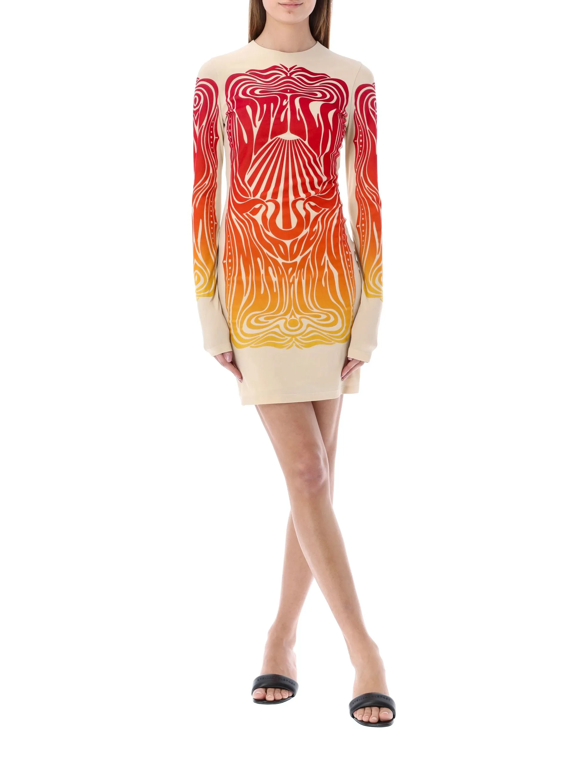 Stella McCartney Fluid Printed Mini Dress