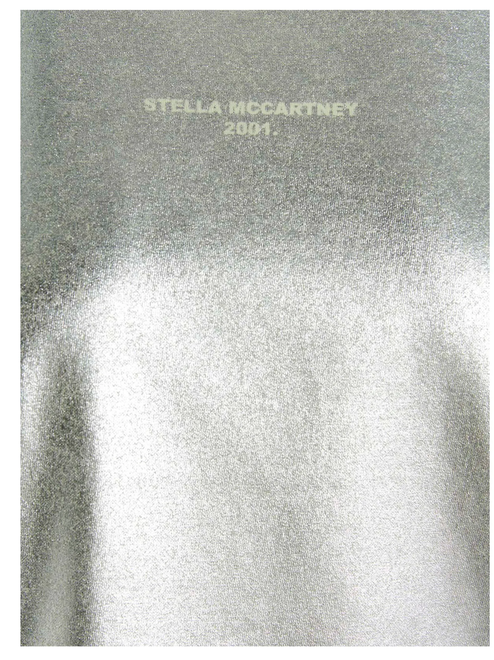 Stella McCartney Foil Logo Printed Crewneck T-Shirt