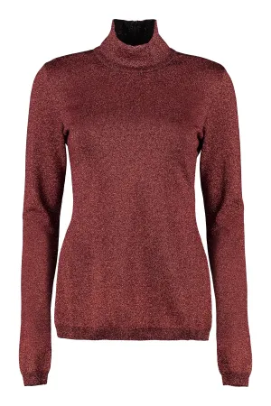 Stella McCartney High Neck Metallic Top