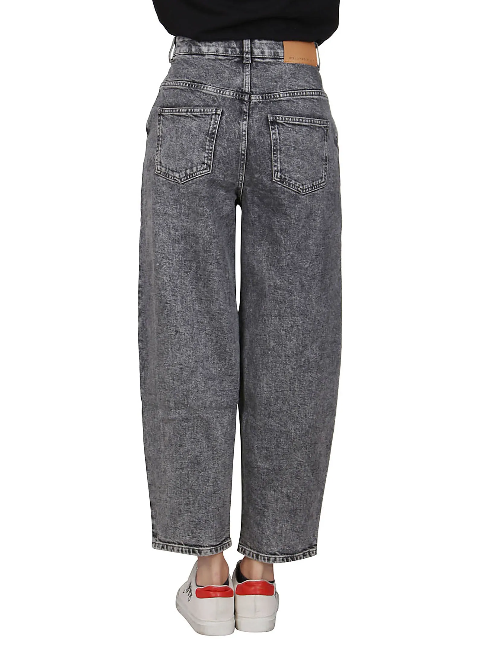 Stella McCartney Logo Embroidered Panelled Jeans