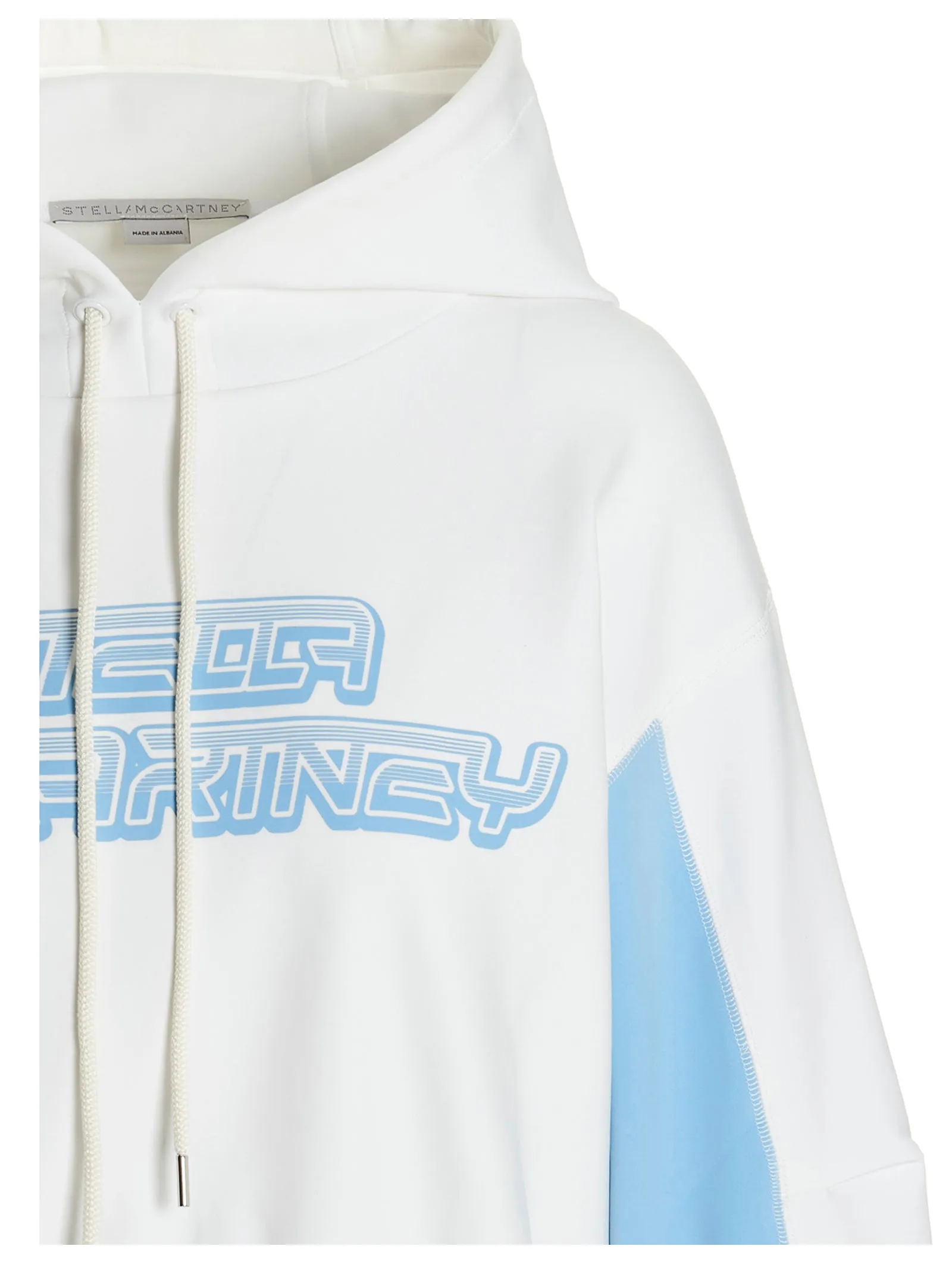Stella McCartney Logo Printed Color-Block Hoodie