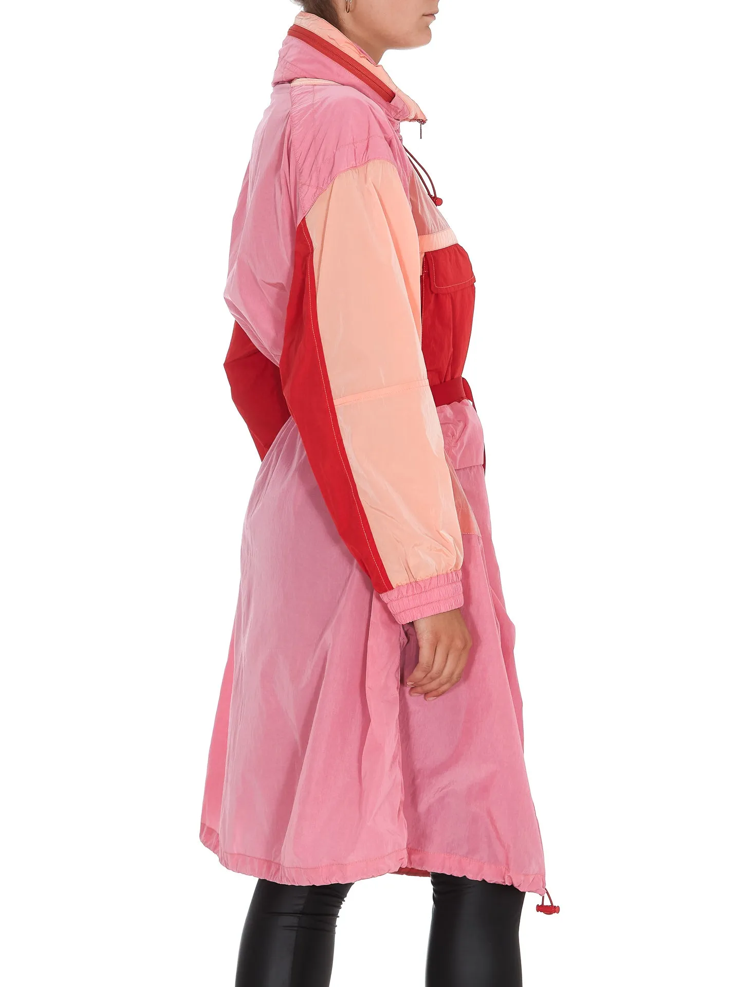 Stella McCartney Maia Colour-Block Belted Coat